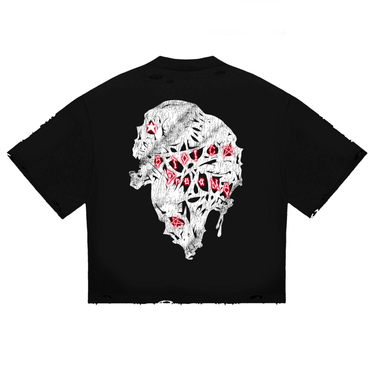 "STOICDREAMZ TRINE" SHORT SLEEVE (BLACK)