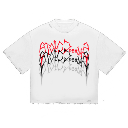 "STOICDREAMZ TRINE"   SHORT SLEEVE (WHITE)  (PRE - ORDER)